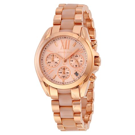 rose michael kors watch|rose gold mk watch women's.